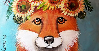 Sunflower Fox